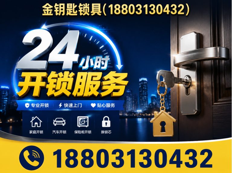 万全区金钥匙锁具展示图
